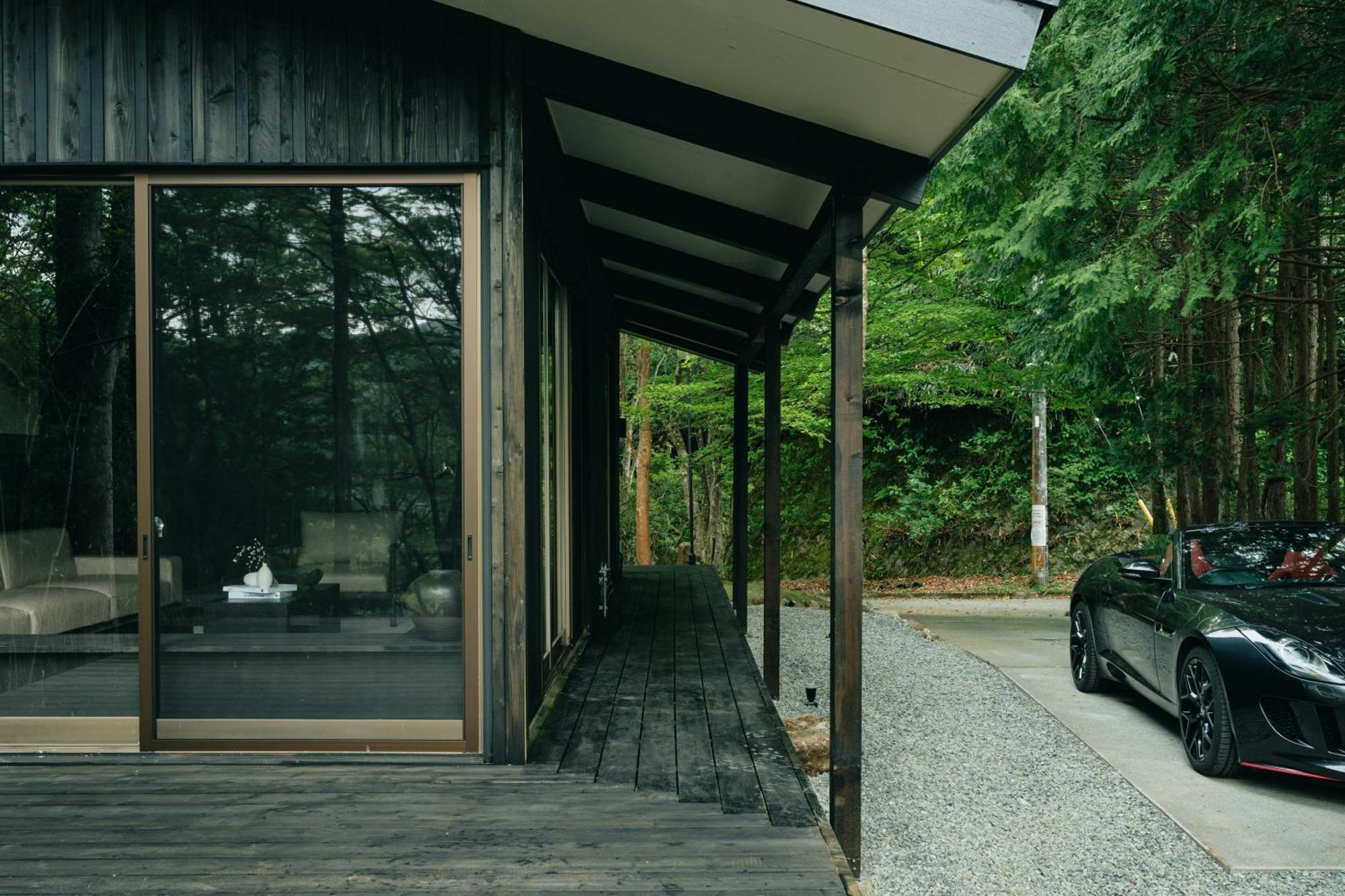 Villa 高台の森に佇むモダニズム建築 露天風呂 サウナ 檜風呂 Enn Hakone